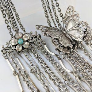 Ollipop Butterfly Turquoise Necklace